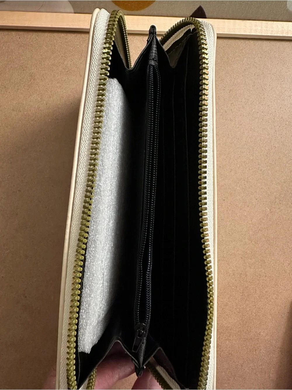 Character Light Blue Faux Leather Zip Around Wallet